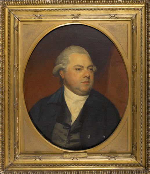 Appraisal: GILBERT STUART American - Attr Portrait of William Sharp oil