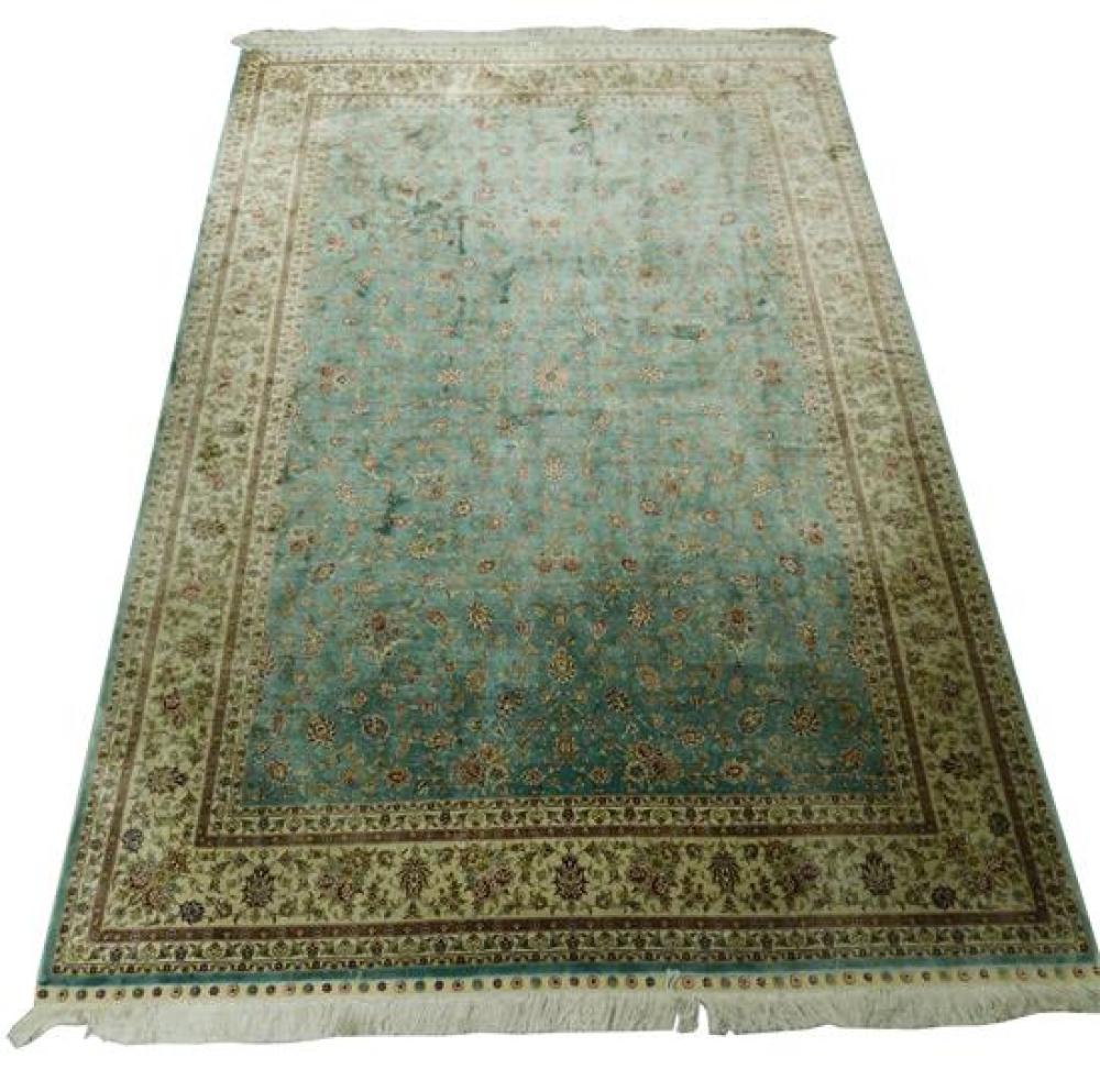 Appraisal: RUG Modern Hereke style carpet possible Turkish origin ' x