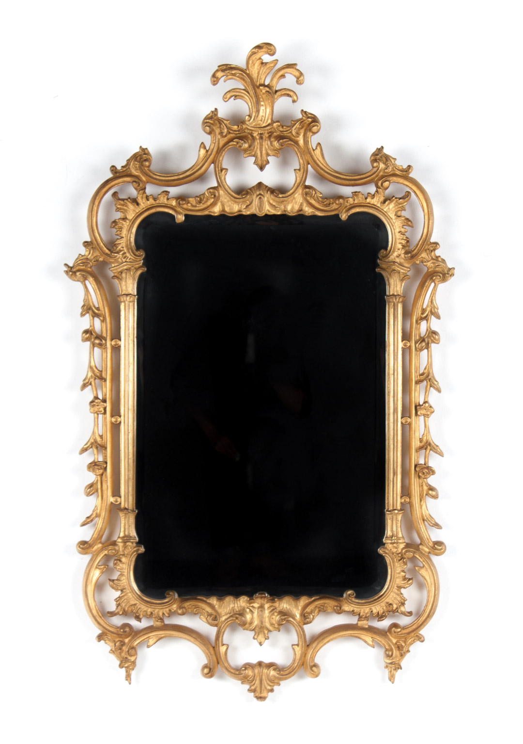 Appraisal: Louis XVI style giltwood mirror in H in W Condition