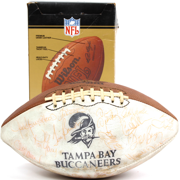 Appraisal: Tampa Bay Buccaneers late 's early 's signed football