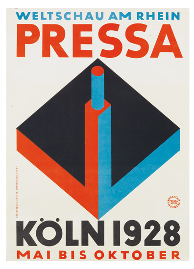 Appraisal: FRITZ HELLMUT EHMCKE - PRESSA x inches x cm K