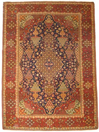 Appraisal: Kashan rug central persia circa ft in x ft in