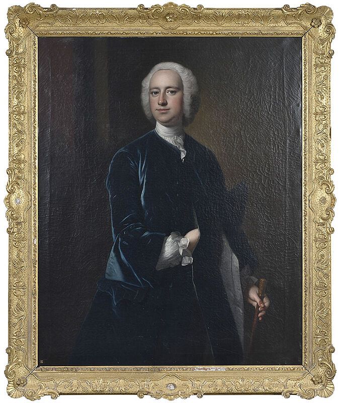 Appraisal: British School Portrait th century Portrait of Mr Pennick Barley