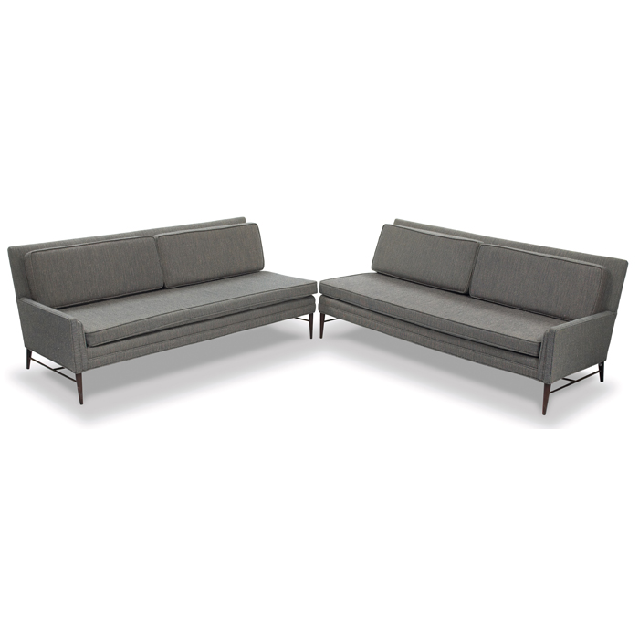 Appraisal: Paul McCobb sectional sofa by Directional two pieces each with