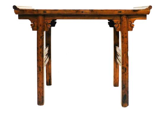 Appraisal: ASIAN Late th C early th C Chinese altar table