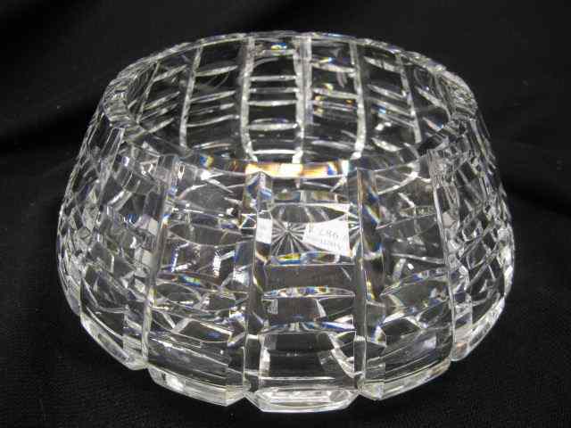 Appraisal: Waterford Cut Crystal Bowl panel step cut '' diameter signed