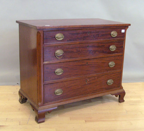 Appraisal: Pennsylvania Federal mahogany chest of drawers ca h w d