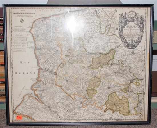 Appraisal: Map Guilielmi de L'Isle ''Artesia Cum Finitimis Locis Velut Sedes