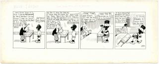 Appraisal: Meier C P Clarence Paul Dunninger-Themed Willie Ikindoit Comic Strip