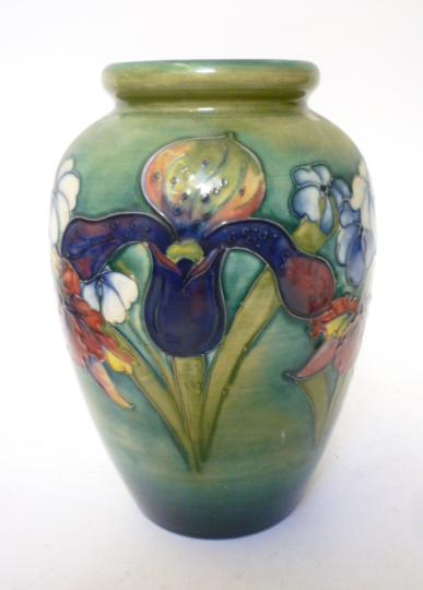 Appraisal: A WILLIAM MOORCROFT POTTERY VASE c 's of baluster form