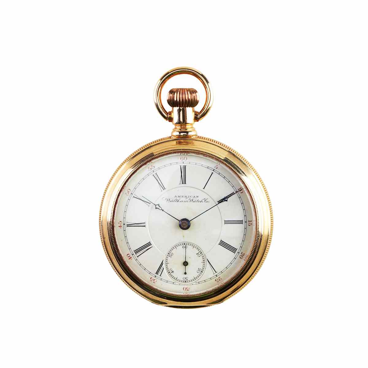 Appraisal: Waltham Openface Pocket Watch circa serial size jewel adjusted P