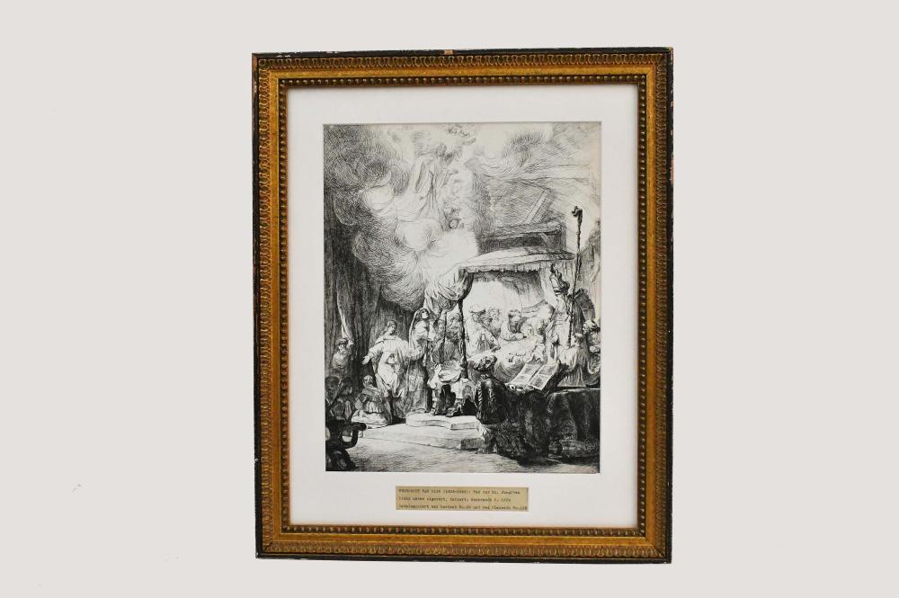 Appraisal: REMBRANDT VAN RIJN DUTCH - Circa Signed dated lower left