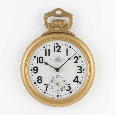 Appraisal: Replica Ball Pocket Watch Wall Clock Replica Ball Official Standard