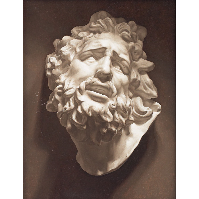 Appraisal: Artist Unknown American late th century Greek Head c oil