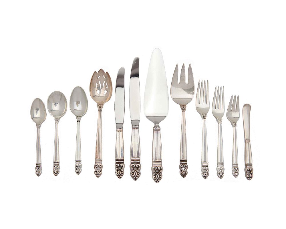 Appraisal: INTERNATIONAL SILVER CO Silver Flatware Service INTERNATIONAL SILVER CO Silver