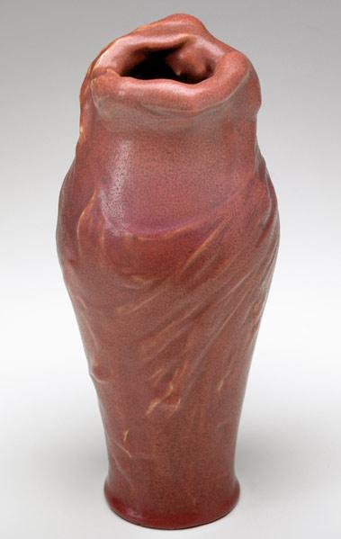 Appraisal: VAN BRIGGLE Lorelei vase covered in frothy matte pink glaze