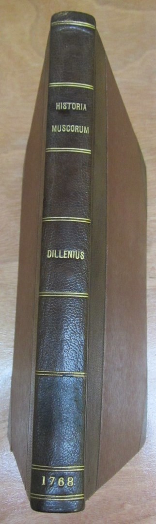 Appraisal: DILLENIUS J J Historia Muscorum a general history of the