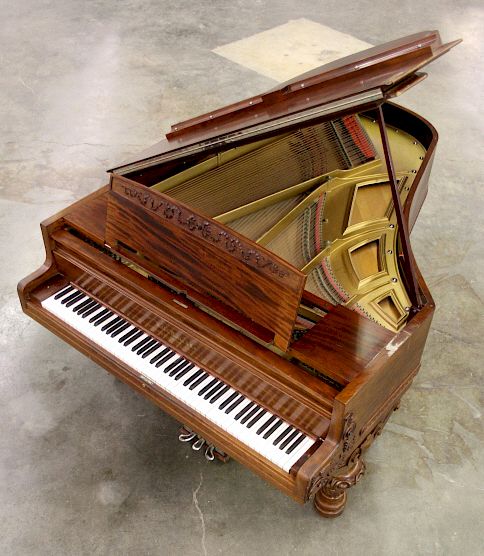 Appraisal: Hallet Davis Co D Grand Piano c - Featured in