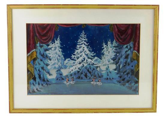 Appraisal: Alexander Nikolaevich Benois Russian - set design for The Nutcracker