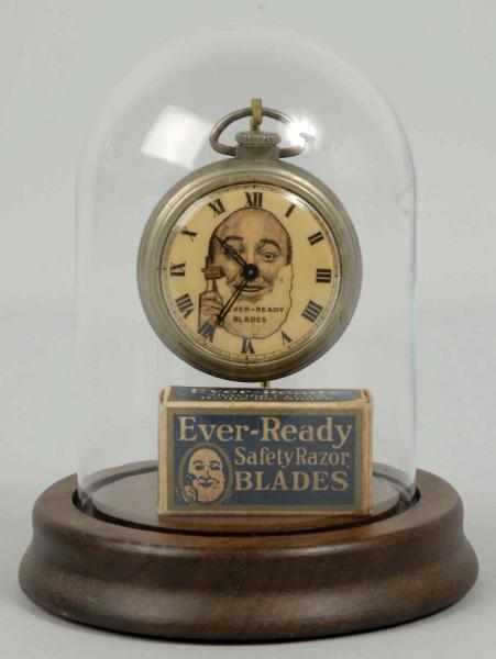 Appraisal: Ever-Ready Pocket Watch with Stand Description Nice original pocket watch