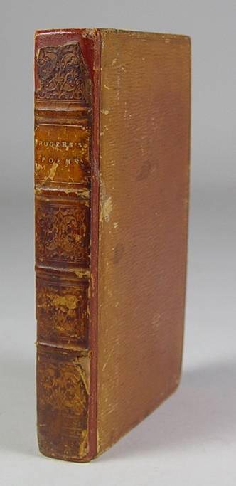 Appraisal: Fore Edge Painted Book Poems by Samuel Rogers T Cadell