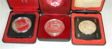 Appraisal: A group of Canadian commemorative silver proof coinage to include