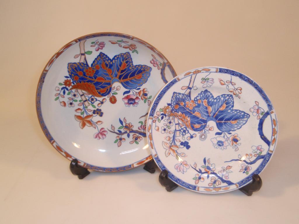 Appraisal: A Spode stone china saucer dish printed in blue and