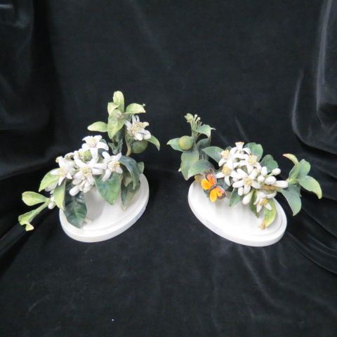 Appraisal: Royal Worcester Dorothy Doughty PorcelainFigurines Orange Spray Butterfly approx across