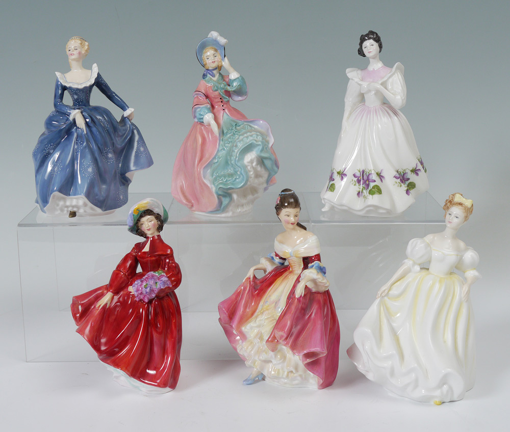 Appraisal: LOT OF ROYAL DOULTON LADIES Southern Belle HN Natalie HN