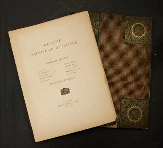 Appraisal: American Etchers Two titles each with text by Ripley Hitchcock