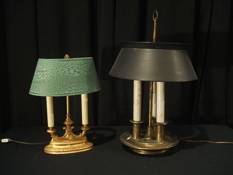 Appraisal: TWO MODERN BOULIOTTE LAMPS The largest h in