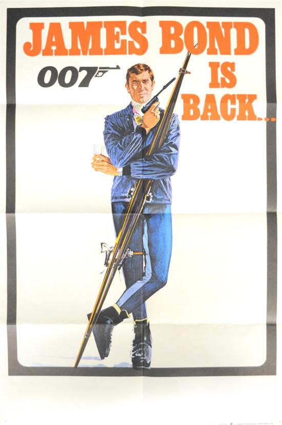 Appraisal: On Her Majesty's Secret Service James Bond is Back poster