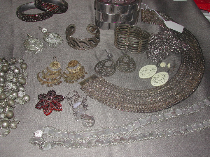 Appraisal: Sixteen-Piece Group of Vintage Mexican and Continental Lady's Jewelry consisting