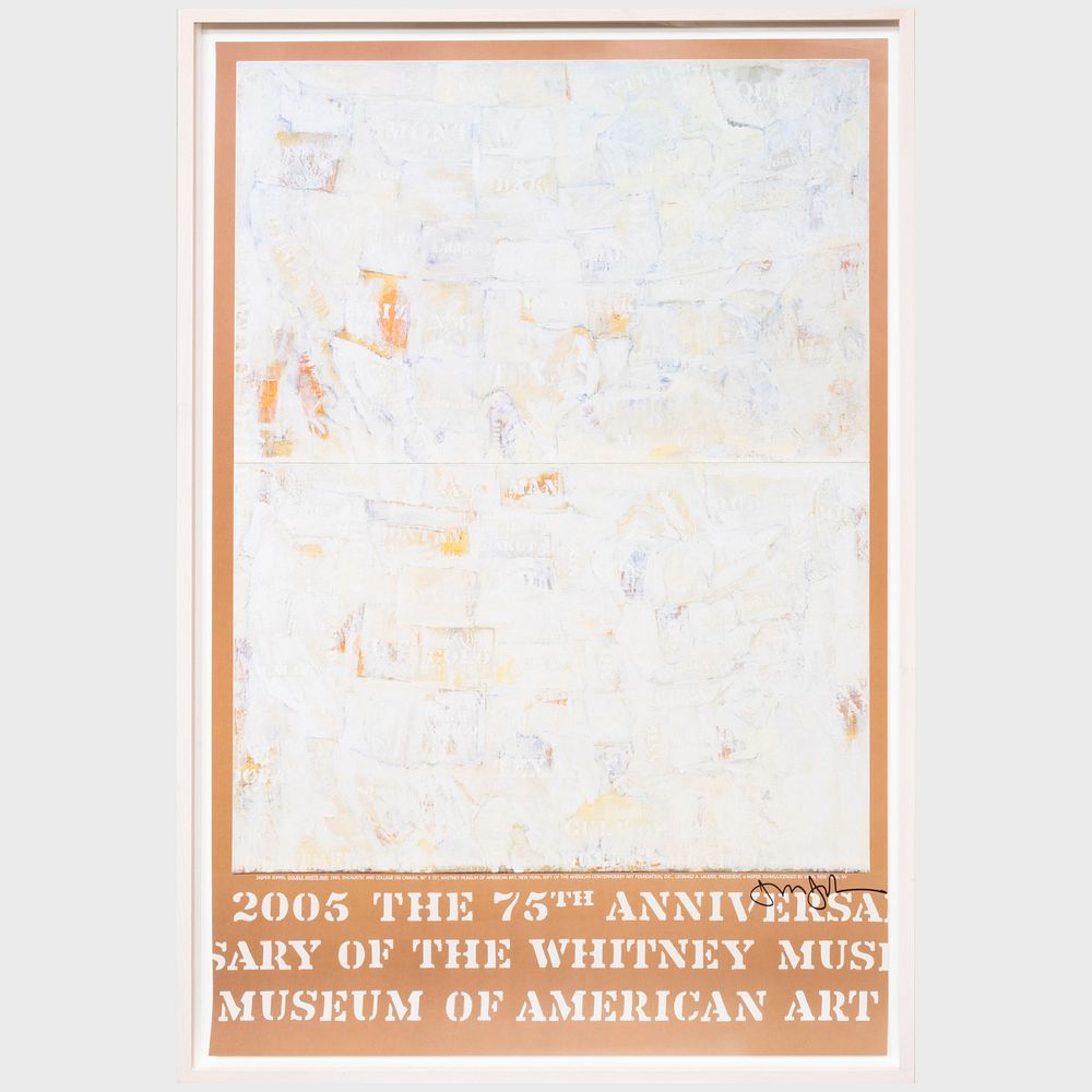 Appraisal: After Jasper Johns b The th Anniversary of the Whitney