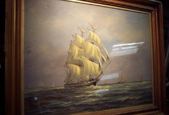 Appraisal: Max Parsons Clipper Ship in Full Sail signed lower right