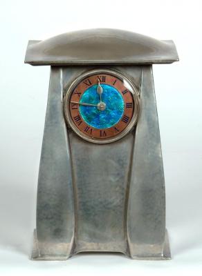 Appraisal: AN ARTS CRAFTS TUDRIC CLOCK for Liberty Co No with