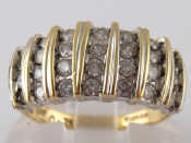 Appraisal: A carat gold diamond ring estimated diamond content approx carat