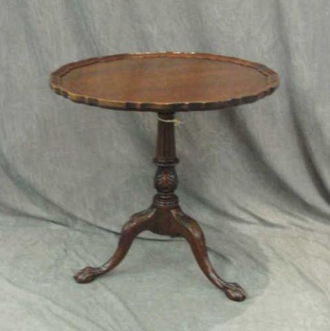 Appraisal: Pie Crust Tilt Top Tripod Table From a Manhattan location