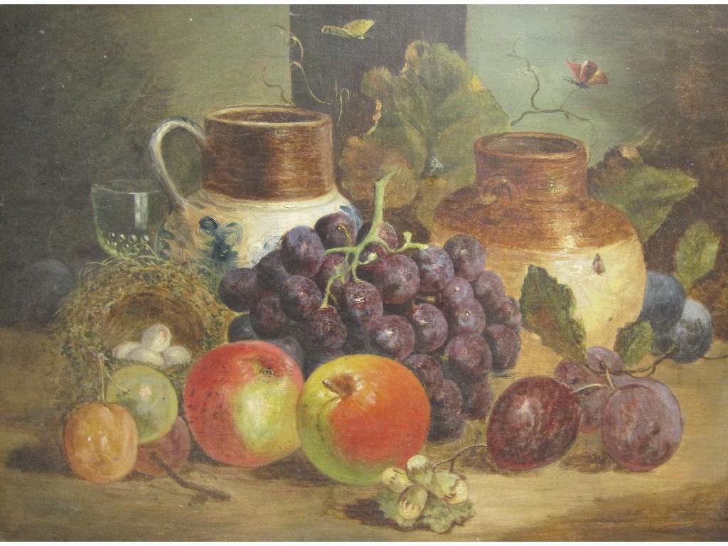 Appraisal: CIRCLE OF CHARLES T BALE A still life of assorted