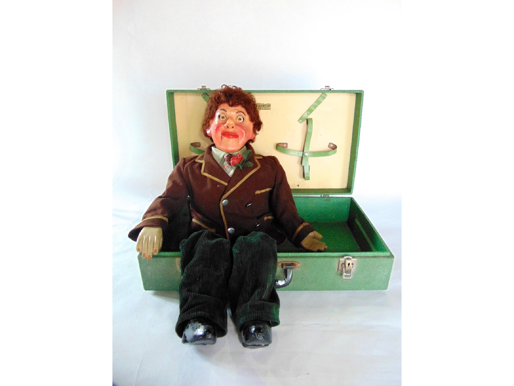 Appraisal: Jimmy' a good quality early th century ventriloquist's doll with