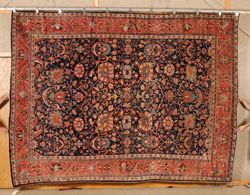 Appraisal: Northwest Persian Carpet early th century minor end fraying ft