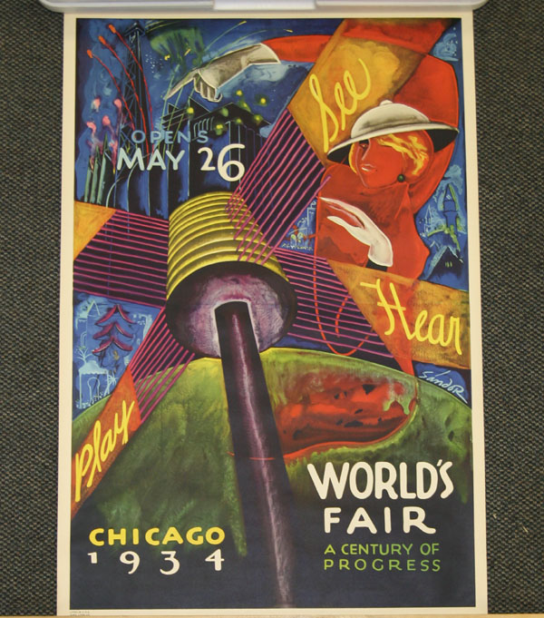 Appraisal: Raymond Katz Chicago World's Fair Century of Progress vintage travel