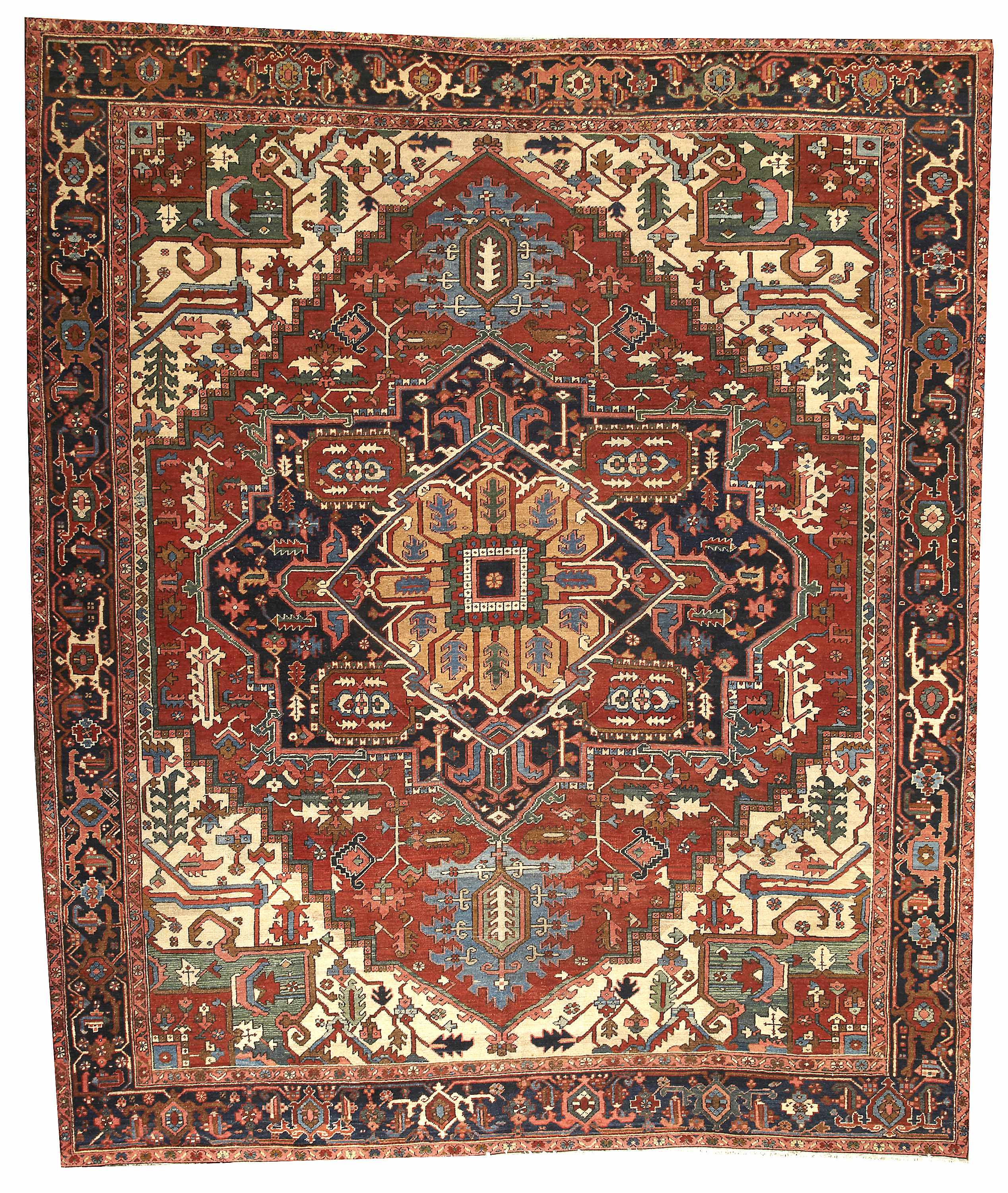 Appraisal: A Serapi carpet Northwest Persiacirca size approximately ft in x