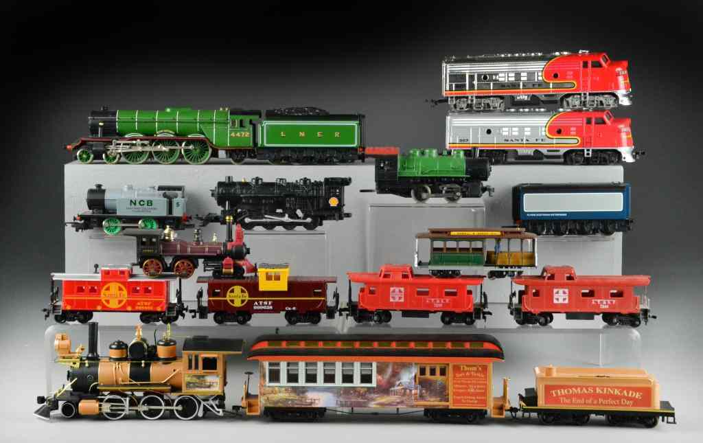 Appraisal: HO Toy Train Engines and CarsTo include a selection of