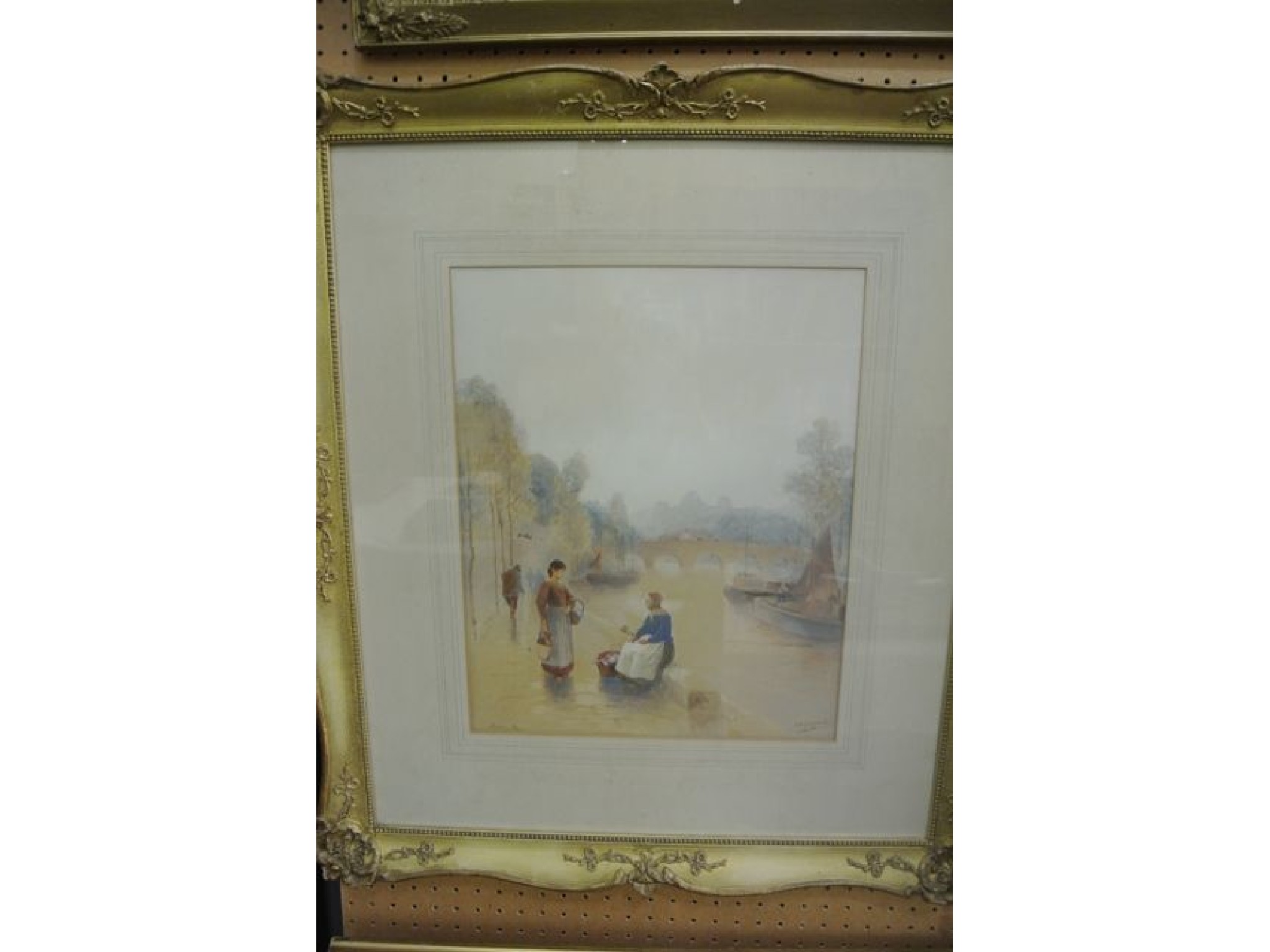 Appraisal: A late th century watercolour heightened with bodycolour showing a