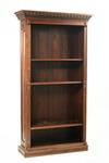 Appraisal: BOOKCASE - Walnut bookcase open front with three shelves applied