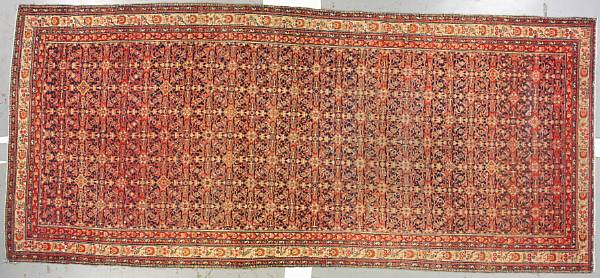 Appraisal: A Malayer carpet Central Persia late th century size approximately