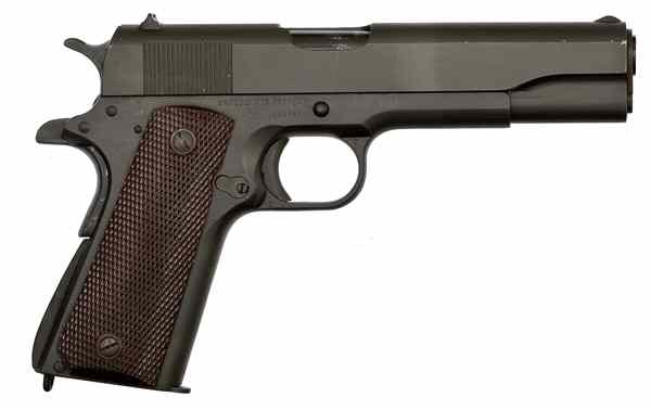 Appraisal: U S WWII Remington Rand A Semi-Auto Pistol ACP cal