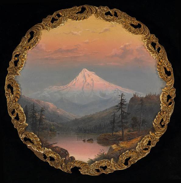 Appraisal: William Samuel Parrott American - Mount Hood and Lost Lake