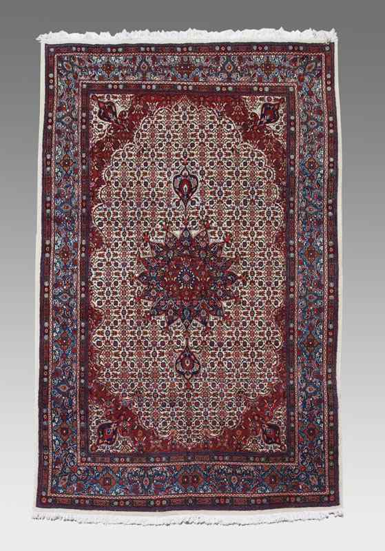 Appraisal: PERSIAN KHORASSAN HAND KNOTTED WOOL RUG ' '' x '